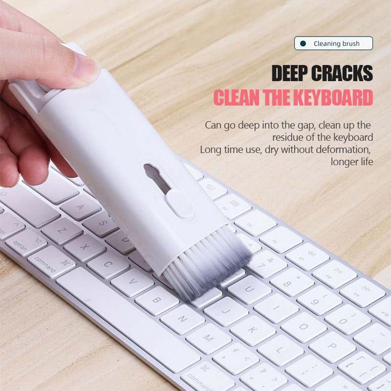 7-in-1 Laptop, Keyboard & Earbuds Cleaning Kit with Screen Cleaner