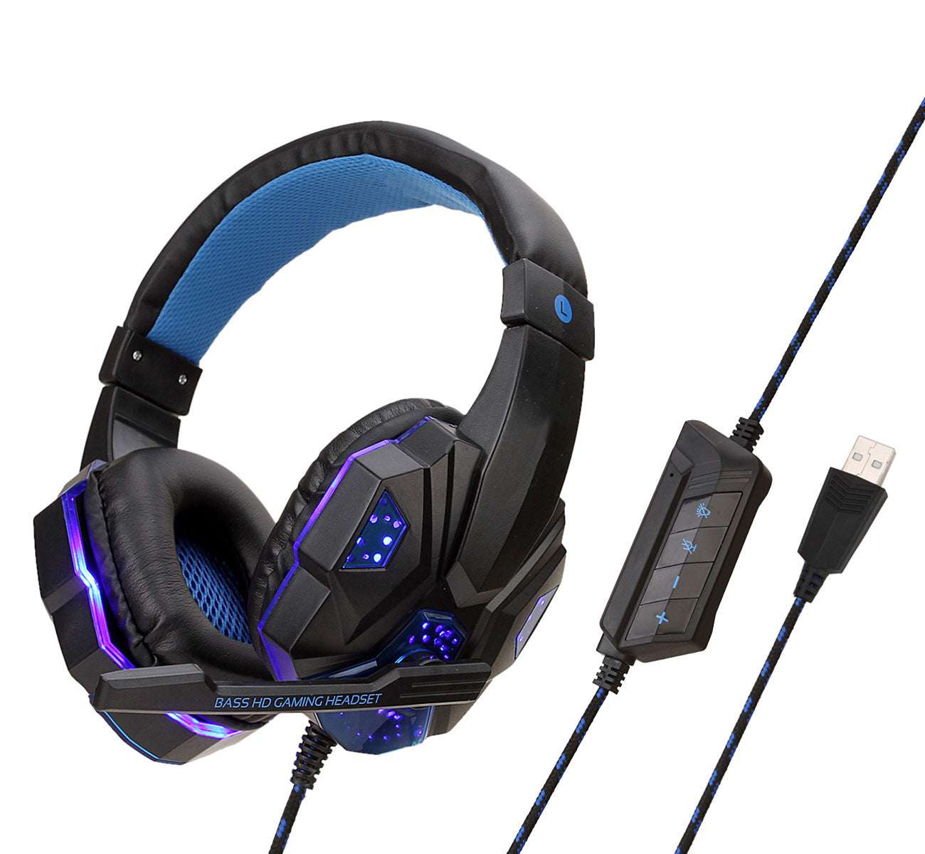 Wired Gaming Headset with Mic – Luminous, PS4 Compatible, 7.1 Surround Options