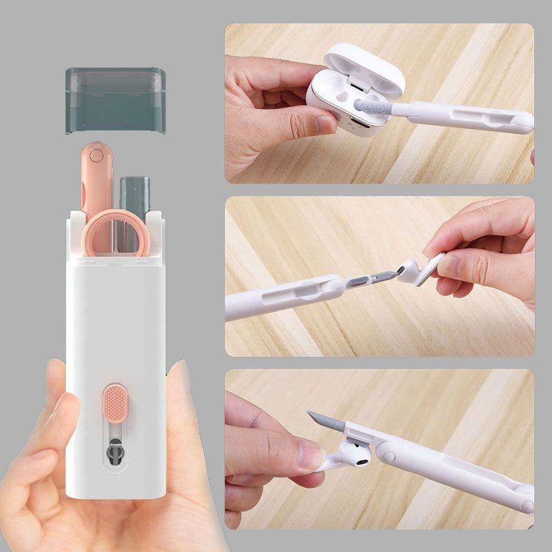 7-in-1 Laptop, Keyboard & Earbuds Cleaning Kit with Screen Cleaner