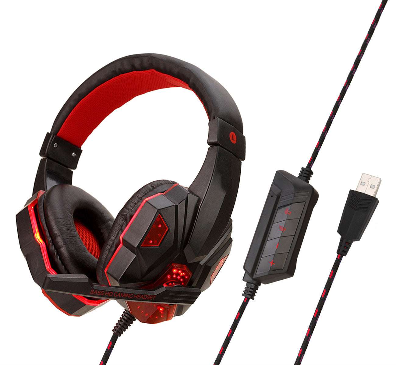 Wired Gaming Headset with Mic – Luminous, PS4 Compatible, 7.1 Surround Options