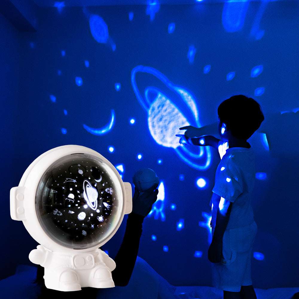 Astronaut Galaxy Star Projector Night Light – Starry Sky Lamp for Kids & Home Décor