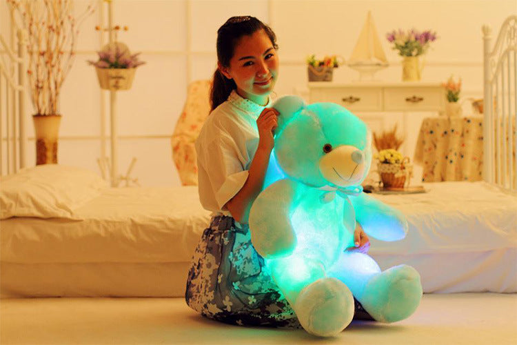 LED Light Up Plush Teddy Bear – Color Changing Soft Toy Gift