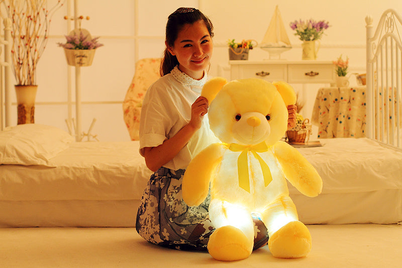 LED Light Up Plush Teddy Bear – Color Changing Soft Toy Gift
