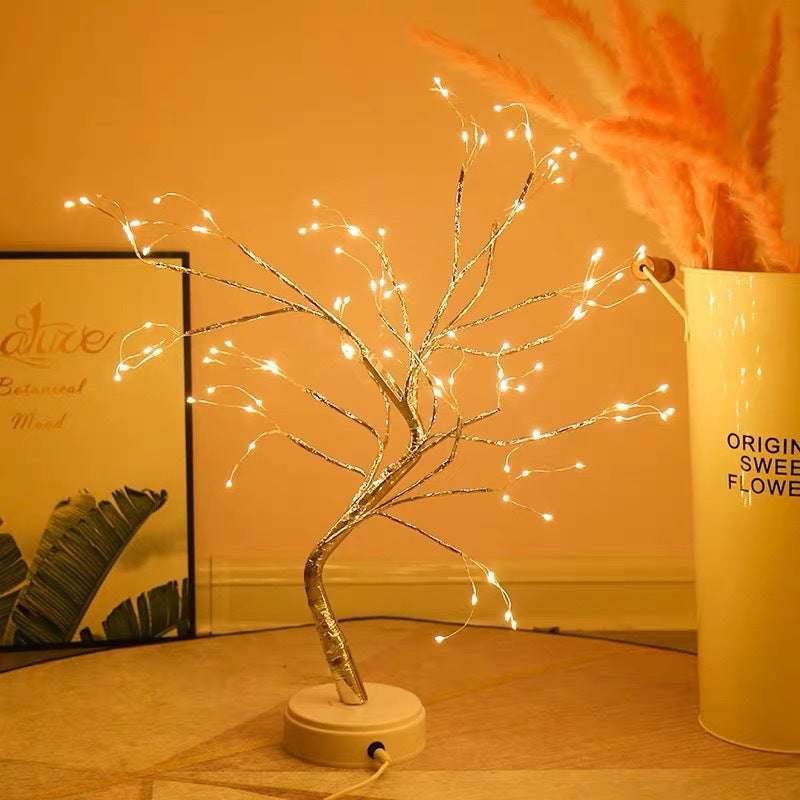 Nordic Style LED Decorative Tree Light – Warm & Romantic Atmosphere Lamp