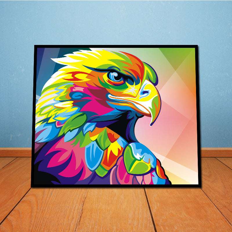 Animal Canvas Wall Art – Frameless Oil Painting Print