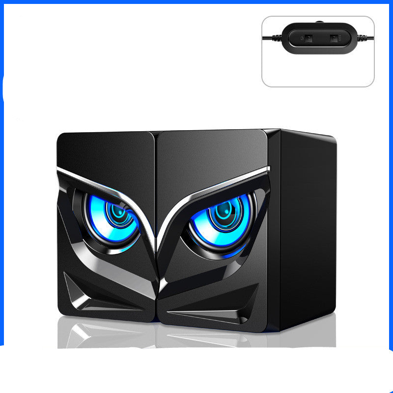 LED Stereo Speakers with Heavy Bass – Hi-Fi 3D Sound, USB Powered, Wired & Bluetooth Options