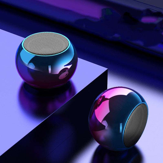 M3 Mini Bluetooth Speaker – Portable Wireless Speaker with 10H Playtime, Gradient Colors, USB Charging