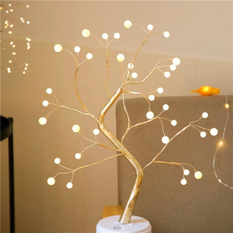 Nordic Style LED Decorative Tree Light – Warm & Romantic Atmosphere Lamp