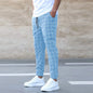 Men’s Straight-Leg Cotton Pants – Casual Mid-Waist Trousers