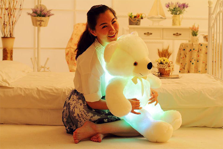 LED Light Up Plush Teddy Bear – Color Changing Soft Toy Gift
