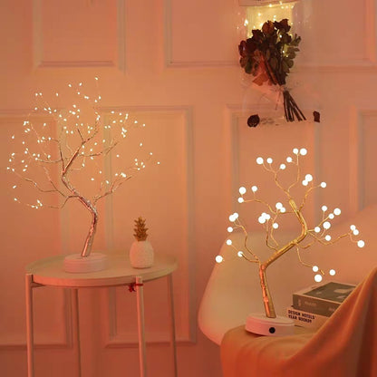 Nordic Style LED Decorative Tree Light – Warm & Romantic Atmosphere Lamp