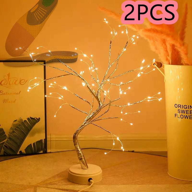 Nordic Style LED Decorative Tree Light – Warm & Romantic Atmosphere Lamp