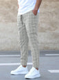Men’s Straight-Leg Cotton Pants – Casual Mid-Waist Trousers