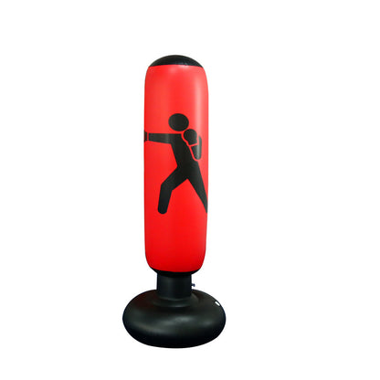 Fitness Inflatable Boxing Column Sandbag Vertical Venting Toy