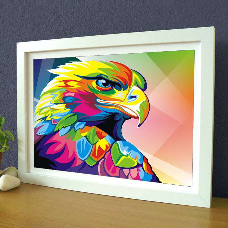 Animal Canvas Wall Art – Frameless Oil Painting Print