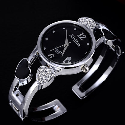 Fashion Women’s Quartz Watch – Casual Round Dial Alloy Strap Wristwatch