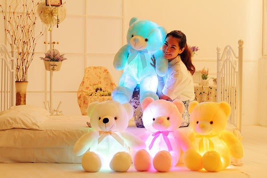 LED Light Up Plush Teddy Bear – Color Changing Soft Toy Gift