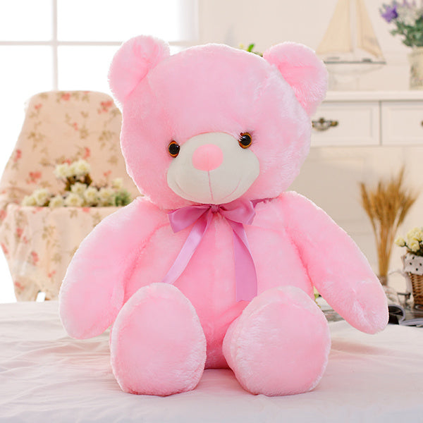 LED Light Up Plush Teddy Bear – Color Changing Soft Toy Gift