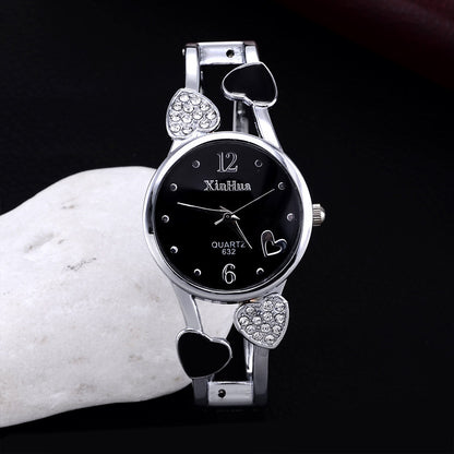 Fashion Women’s Quartz Watch – Casual Round Dial Alloy Strap Wristwatch