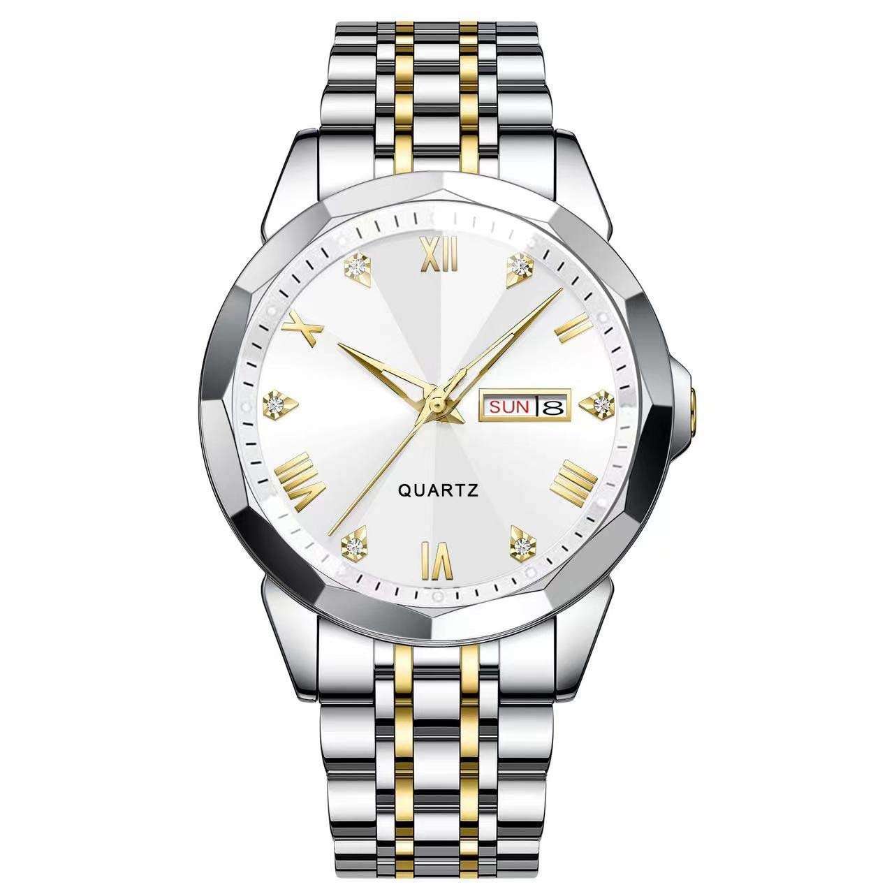 Men’s Luxury Stainless Steel Quartz Watch