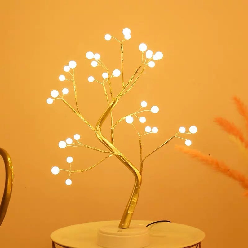 Nordic Style LED Decorative Tree Light – Warm & Romantic Atmosphere Lamp