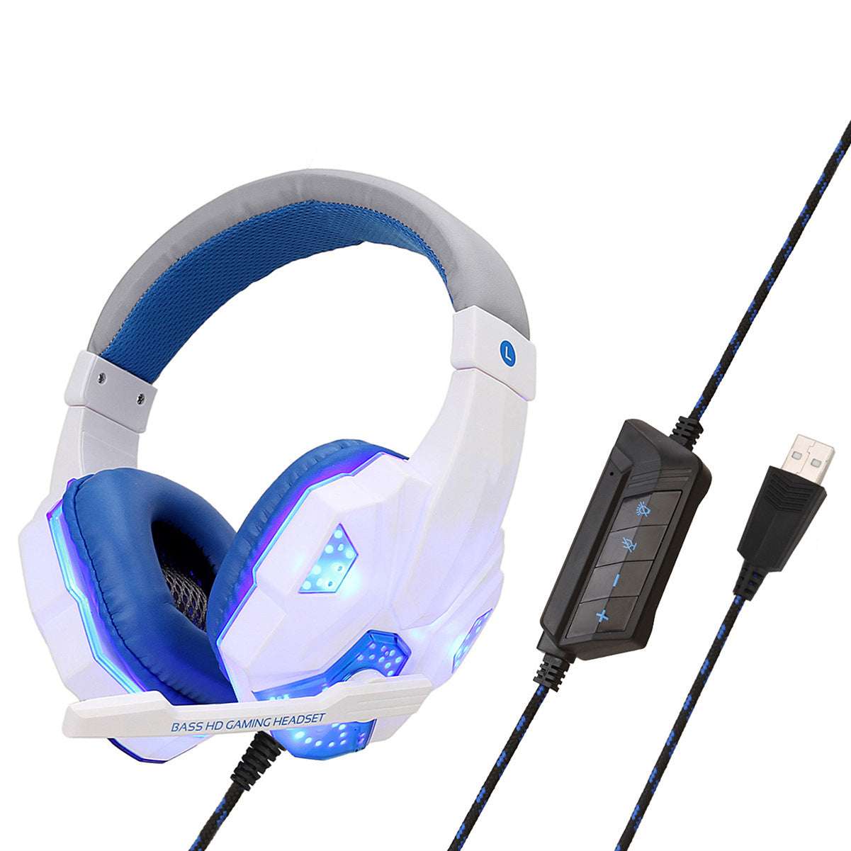 Wired Gaming Headset with Mic – Luminous, PS4 Compatible, 7.1 Surround Options