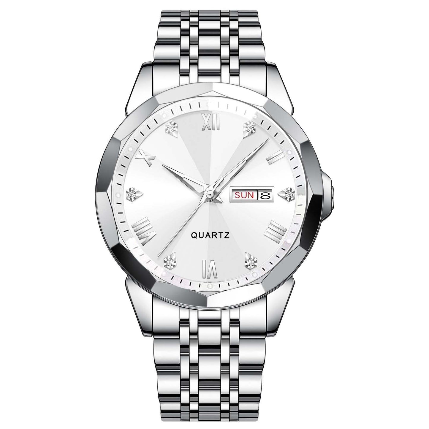 Men’s Luxury Stainless Steel Quartz Watch