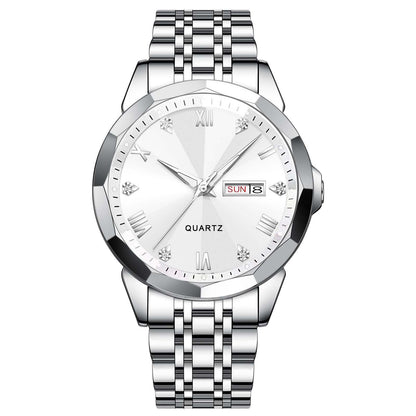 Men’s Luxury Stainless Steel Quartz Watch