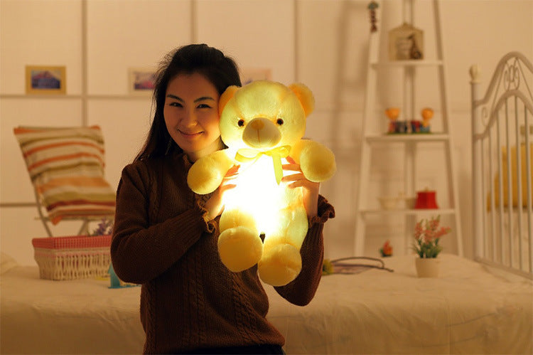 LED Light Up Plush Teddy Bear – Color Changing Soft Toy Gift