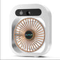 Portable USB Misting Fan & Air Cooler – Rechargeable Desk Humidifier with 3 Speeds