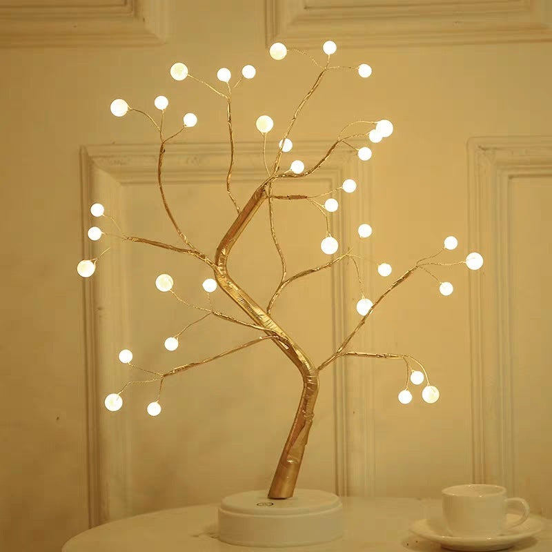 Nordic Style LED Decorative Tree Light – Warm & Romantic Atmosphere Lamp