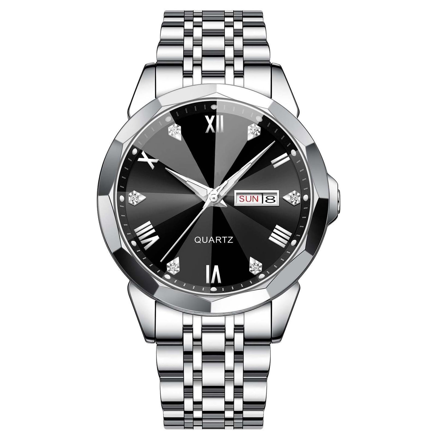 Men’s Luxury Stainless Steel Quartz Watch
