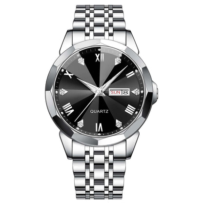 Men’s Luxury Stainless Steel Quartz Watch