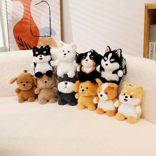 Cute Dog Plush Pendant – Car/Desk Fragrance Table Decoration