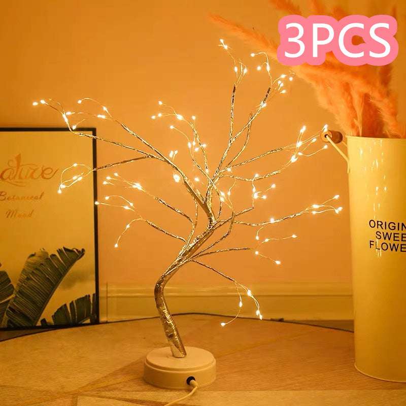 Nordic Style LED Decorative Tree Light – Warm & Romantic Atmosphere Lamp