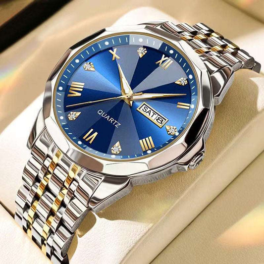 Men’s Luxury Stainless Steel Quartz Watch