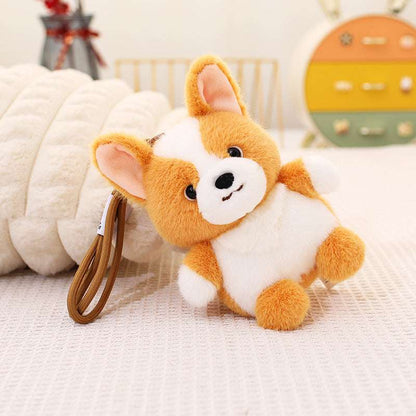Cute Dog Plush Pendant – Car/Desk Fragrance Table Decoration