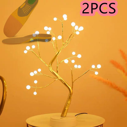 Nordic Style LED Decorative Tree Light – Warm & Romantic Atmosphere Lamp