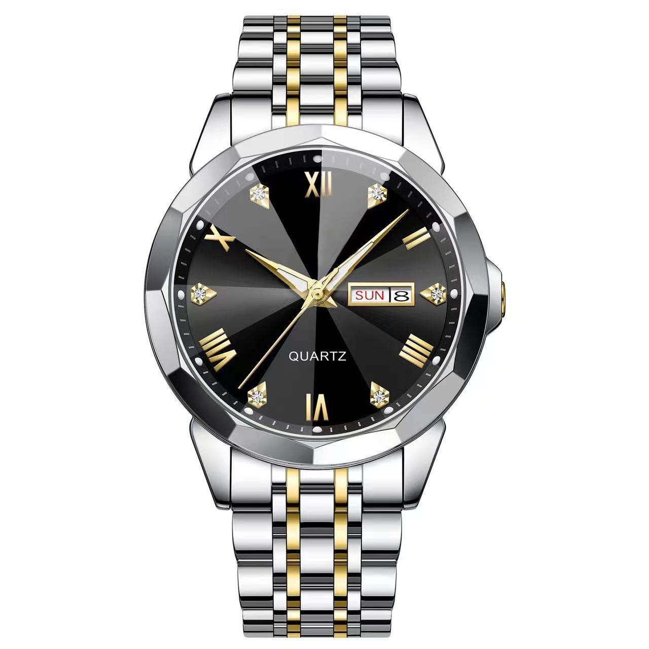 Men’s Luxury Stainless Steel Quartz Watch