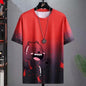Men’s Camouflage Gradient T-Shirt – Korean Style Summer Sportswear