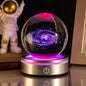 3D Crystal Night Light Lamp – Galaxy, Solar System, Constellations & More