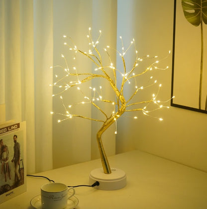 Nordic Style LED Decorative Tree Light – Warm & Romantic Atmosphere Lamp